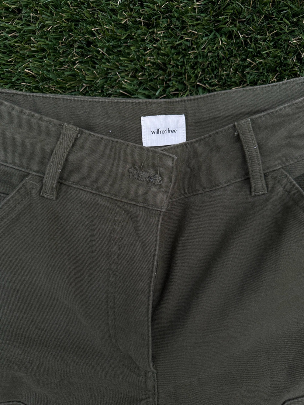 Wilfred Olive Green Straight Leg Pants